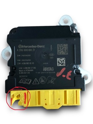 Mercedes benz w206 модуль подушка безопасности a2069008821 фото №1