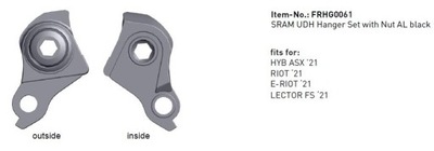Hak przerzutki SRAM UDH Lapierre Overvolt Ghost AS