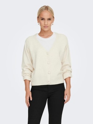 Only sweter kardigan jasno-beżowy rozmiar L
