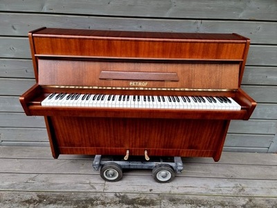 Pianino PETROF 103cm 1972r BRĄZOWY MATOWY