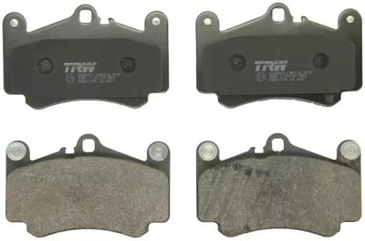 Trw тормозные колодки тормозные перед gdb1778 фото №1