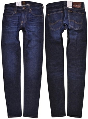 LEE spodnie SKINNY blue jeans MALONE W33 L34