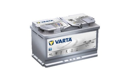 VARTA BATERÍA 12V 80AH/800A L- 315X175X190 SILVER DYNAMIC AGM  