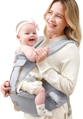 Nosidełko dla niemowląt z podparciem lędźwiowym dla noworodków