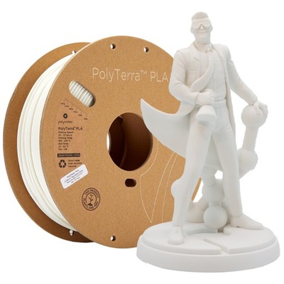 Polymaker PolyTerra PLA 2,85 mm COTTON WHITE 1 kg