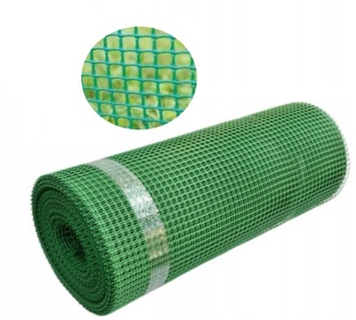 SIATKA RABATOWA 0,4Mx50M POLSKA plastikowa grodowa PVC ogrodzeniowa zielona