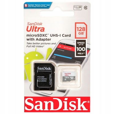 SANDISK KARTA PAMIĘCI MicroSD 128GB SDXC