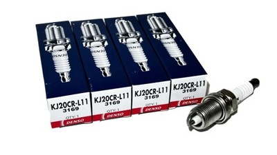 4 X ŽVAKĖS UŽDEGIMO DENSO KJ20CR-L11 3169 