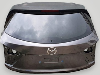 Mazda 3 bm хетчбек 13-18 кришка багажника скло blęda накладка задня 46g фото №1