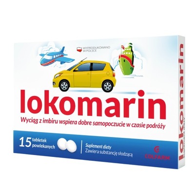 Colfarm Lokomarin suplement diety 15 tabletek