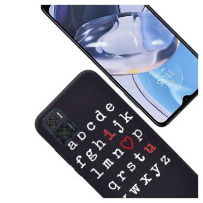 Etui silikon Case do Motorola Moto E22 E22i wzory