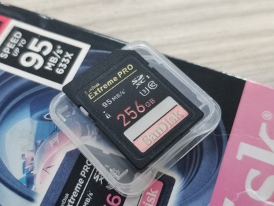 Karta pamięci SanDisk Extreme Pro SDXC 256GB 95MB/s Nówka!