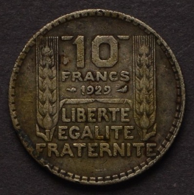 Francja - 10 franków 1929