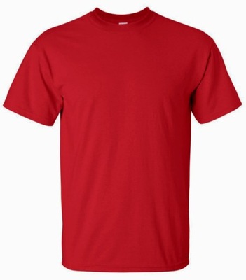 MĘSKA koszulka T-SHIRT Bawełniana CZERWONA
