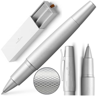 FABER-CASTELL Pióro kulkowe na wkład eleganckie długopis E-Motion Silver