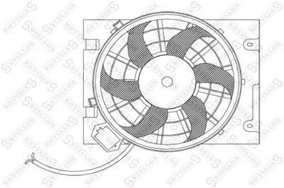 VENTILADOR DEL RADIADOR OPEL ASTRA/ZAFIRA 2.0I/T/2.2I  