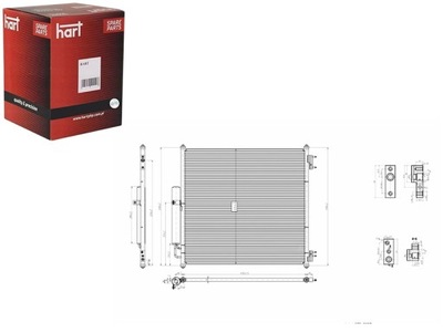 KONDENSATORIUS KONDENSATORIUS KONDICIONAVIMO RANGE ROVER 12- HART 