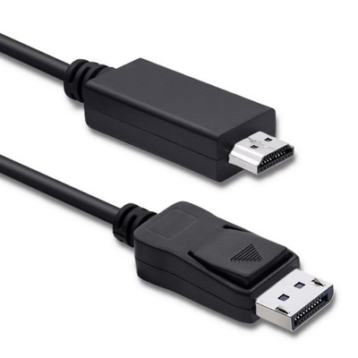 Qoltec DisplayPort v1.1 męski | HDMI męski | 4K | 1m