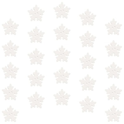 ŚNIEŻYNKI ŚLICZNE GUZIKI DIY GUZIKI RZEMIEŚLNICZE 100 SZT