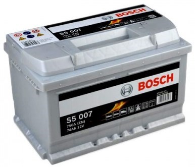 АКУМУЛЯТОР BOSCH SILVER S5 74AH 750A DOST+WYM МИКОЛАЇВ