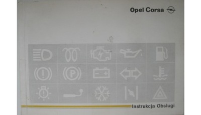 OPEL CORSA B 1993-2000 POLSKA LIBRO MANTENIMIENTO  