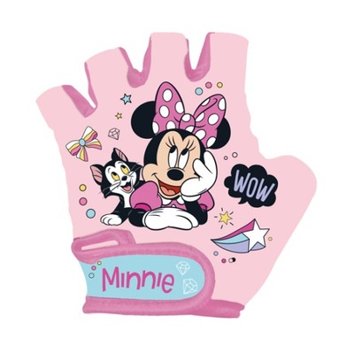 RĘKAWICZKI ROWEROWE OCHRONIACZE DZIECIĘCE MYSZKA MINNIE MINI 3 8 lat Disney