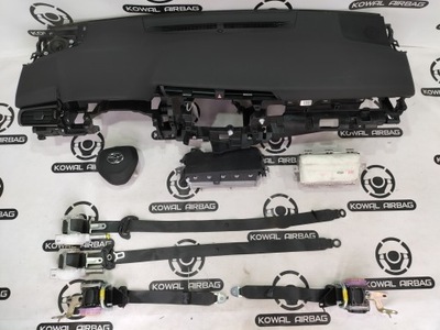 Toyota camry приборная панель консоль подушка безопасности подушки безопасности ремни оригинал демонтаж фото №1