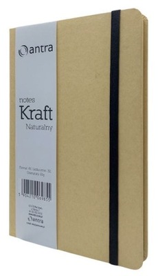 Notes Kraft A5 kropki
