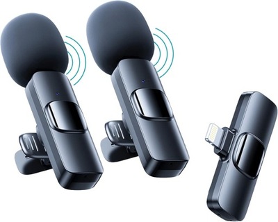 Bezprzewodowy mikrofon krawatowy na klips Plug & Play WHJC