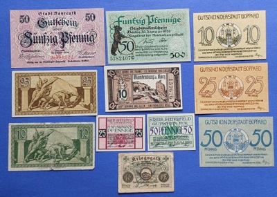 NOTGELD ZESTAW !!!!!!L