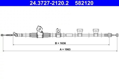 ATE 24.3727-2120.2 CABLE HAM.LEWA DISCOS  