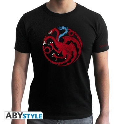 GAME OF THRONES - męska koszulka "Targaryen's symbol" - XL