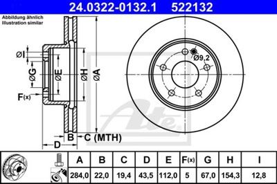 ДИСК ТОРМОЗНОЙ POWERDISC 24.0322-0132.1