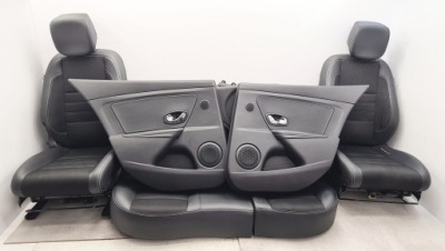 Renault megane iii lift сидіння заднє сидіння шкіра kombi фото №1