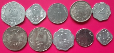 INDIE zestaw 10 monet