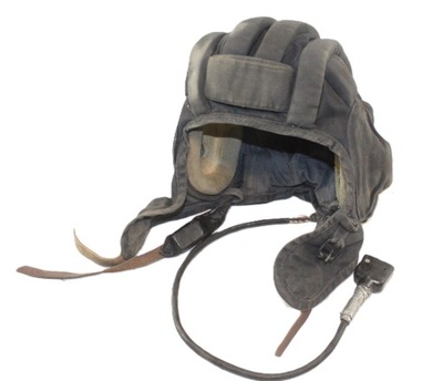 Wojskowy hełmofon czołgisty czarny letni