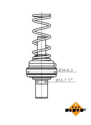 TERMOSTATAS SISTEMOS AUŠINIMO EASY FIT 725195 