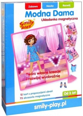 OUTLET - Układanka magnetyczna. Modna Dama