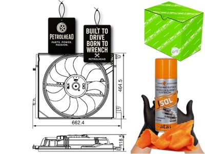 Вентилятор радиатора renault megane iv talisman 1.2-1 #petrolhead pro+ kit4 фото №1