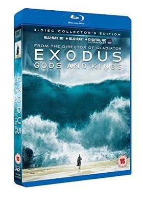 Exodus Gods And Kings 3D 3-Disc Collector's Edition Blu Ray