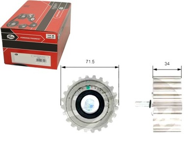 GATES РОЛИК РЕМНЯ ГРМ 500390458 500388688 198
