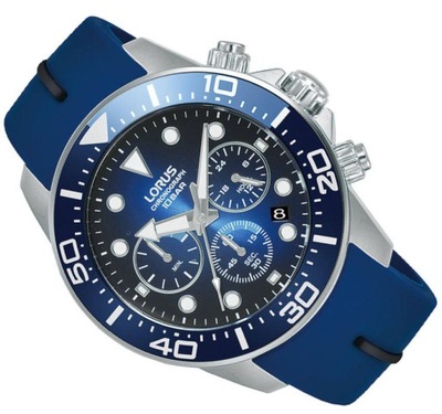 MĘSKI ZEGAREK LORUS DIVER CHRONOGRAF oficjalne RT347JX9 Allegro - 100M 10891378447 archiwum 