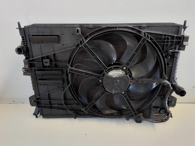 Peugeot 308 ii t9 радиатор вентилятор фото №1