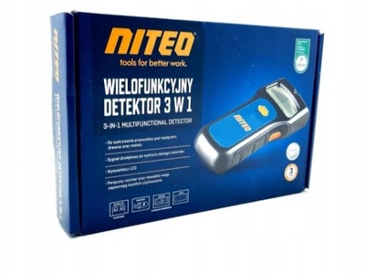 DETEKTOR WIELOFUNKCYJNY 3w1 NITEO TOOLS MT0007-22