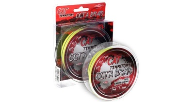 PLECIONKA MIKADO CAT TERRITORY OCTA BRAID (FLUO YELLOW) 0.50mm\53.3kg\150m