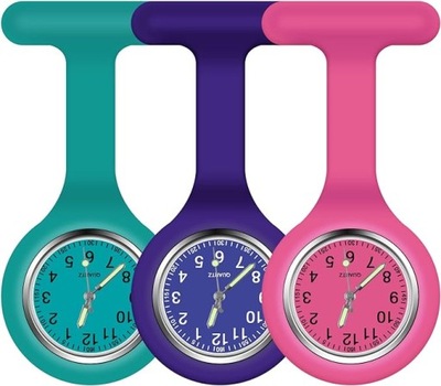 Zegarki dla pielęgniarek, 3 szt