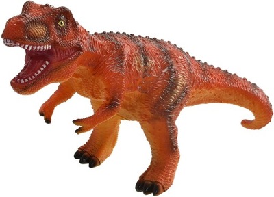 Duży Dinozaur Ryczy T-Rex Figurka Gumowa Dźwięk