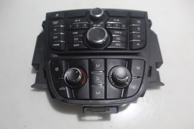 Панель керування радіо обдув opel astra j lift фото №1