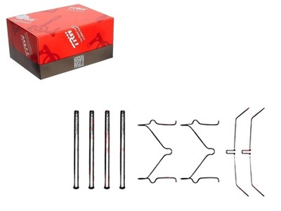 TRW JUEGO DE MONTAJE ZAPATAS DE FRENADO KIT281 134  