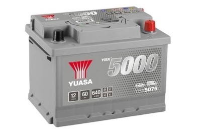 АККУМУЛЯТОР YUASA 12V 60AH/640A SHP SMF P+